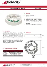 Preview for 1 page of Velocity VDOT-STB-SCI Manual