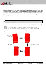 Preview for 1 page of Velocity VL-ZMB Installation Instructions