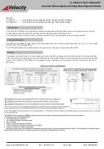 Velocity ZT-SSPKCLP Manual preview