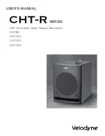 Velodyne CHT-10R User Manual preview