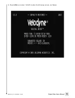 Предварительный просмотр 24 страницы Velodyne DD-18+ User Manual