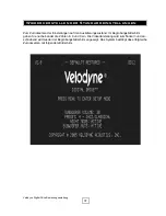 Preview for 37 page of Velodyne DIGITAL DRIVE - REV G Bedienungsanleitung