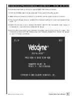 Предварительный просмотр 23 страницы Velodyne DIGITAL DRIVE - REV H Manual