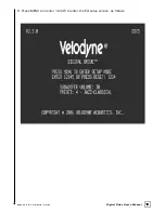 Предварительный просмотр 24 страницы Velodyne DIGITAL DRIVE - REV H Manual