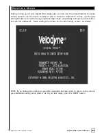 Preview for 43 page of Velodyne DIGITAL DRIVE - REV H Manual