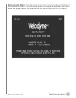 Предварительный просмотр 44 страницы Velodyne DIGITAL DRIVE - REV H Manual