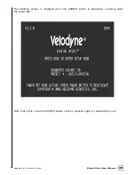 Предварительный просмотр 45 страницы Velodyne DIGITAL DRIVE - REV H Manual