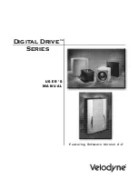 Preview for 1 page of Velodyne DIGITAL DRIVE SERIES User Manual