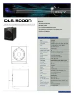 Velodyne DLS-5000R Datasheet preview