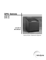 Preview for 1 page of Velodyne DPS SERIES DPS-10 User Manual