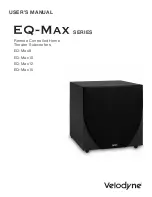 Velodyne EQ-Max Series User Manual preview