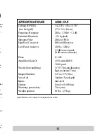 Preview for 16 page of Velodyne HGS-12X Owner'S Manual