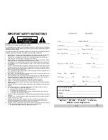 Preview for 2 page of Velodyne HGS-15 THX ULTRA 2 - REV B Owner'S Manual