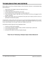 Preview for 16 page of Velodyne IMPACT IMPACT-10 User Manual