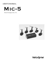 Velodyne Mic-5 User Manual preview