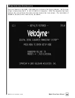 Предварительный просмотр 40 страницы Velodyne SMS -1 User Manual