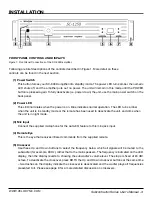 Preview for 9 page of Velodyne SUBCONTRACTOR SC-600 Amplifier User Manual