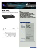 Preview for 1 page of Velodyne Subcontractor SC-602 Datasheet