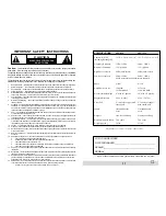 Preview for 2 page of Velodyne VLF-1012 Owner'S Manual