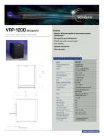 Velodyne VRP-1200 Datasheet preview