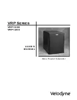 Velodyne VRP Series User Manual preview