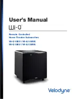 Velodyne Wi-Q10BV User Manual preview