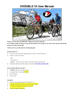 velomann VDOUBLE 10 User Manual preview