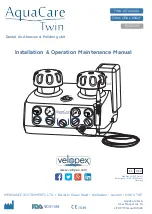 Предварительный просмотр 44 страницы Velopex AquaCare TWIN AT/100000 Installation & Operation Manual