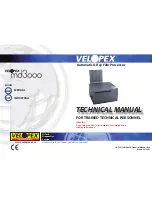 Velopex md3000 industrial Technical Manual preview