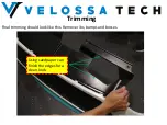 Предварительный просмотр 21 страницы VELOSSA TECH BIG MOUTH LIT KIT Installation Manual