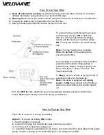 Предварительный просмотр 7 страницы VELOWAVE E-Dasher Instructions To Set Up