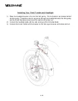 Предварительный просмотр 6 страницы VELOWAVE PONY Instructions Manual