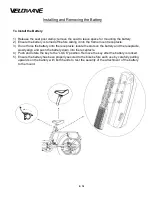 Предварительный просмотр 8 страницы VELOWAVE PRADO S Instructions Manual