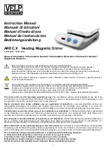 Velp Scientifica AREC.X F20500061 Instruction Manual preview