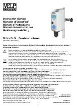 Velp Scientifica DLH Instruction Manual preview