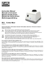 Velp Scientifica F202A0171 Instruction Manual preview