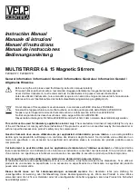 Preview for 1 page of Velp Scientifica F203A0177 Instruction Manual