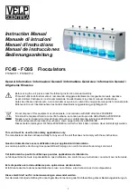 Velp Scientifica FC4S Instruction Manual preview