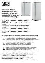 Preview for 1 page of Velp Scientifica FOC 120E Instruction Manual