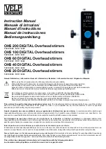 Velp Scientifica OHS 200 DIGITAL Instruction Manual preview