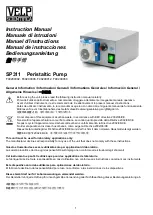 Velp Scientifica SP311 Instruction Manual preview