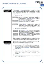 Предварительный просмотр 10 страницы VELTIUM LITE Zero User Manual