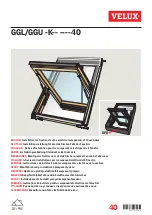 Velux GGL K Series Manual preview