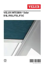 Velux INTEGRA Solar DSL Instructions Manual preview