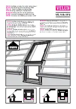 Velux VFE Installation Instructions Manual preview