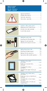 Preview for 1 page of Velux WLR 100 Manual