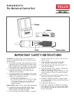 Velux ZMT 300 Instructions preview