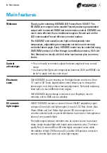 Preview for 9 page of Velvet KOSMOS 400 User Manual