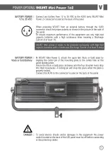 Preview for 15 page of Velvet Mini 1 Power User Manual