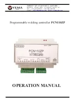 VEMA PCN110ZP Operation Manual предпросмотр